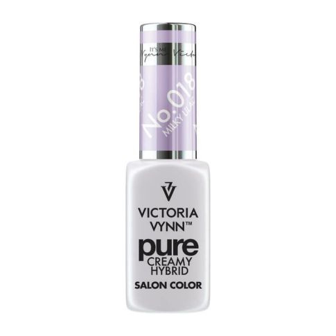 VICTORIA VYNN 018 Pure Creamy Hybrid Milky Lilac kremowy Lakier hybrydowy 8ml 