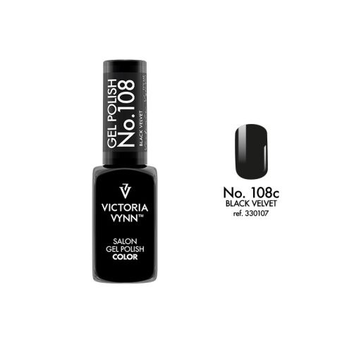 VICTORIA VYNN 108c Gel Polish Color Black Velvet Lakier hybrydowy 8ml
