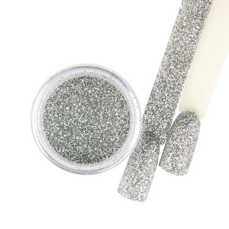 Glazing effect SILVER - pyłek do paznokci