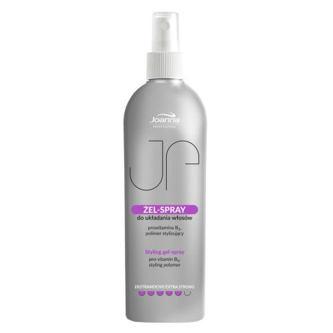 JOANNA PROFESSIONAL Żel - spray do układania włosów - ekstramocny 300ml 