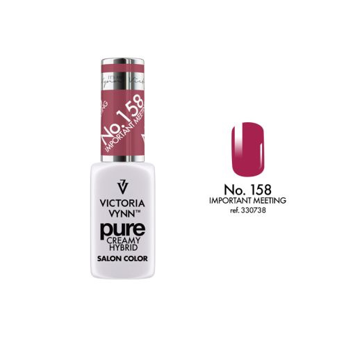 VICTORIA VYNN 158 Pure Creamy Hybrid Important Meeting kremowy Lakier hybrydowy 8ml