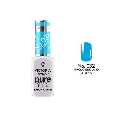 VICTORIA VYNN 032 Pure Creamy Hybrid Turquoise Island kremowy lakier hybrydowy 8ml 