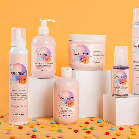 Inebrya Dry-T Fluid Star Odbudowujące Kryształki 60ml 