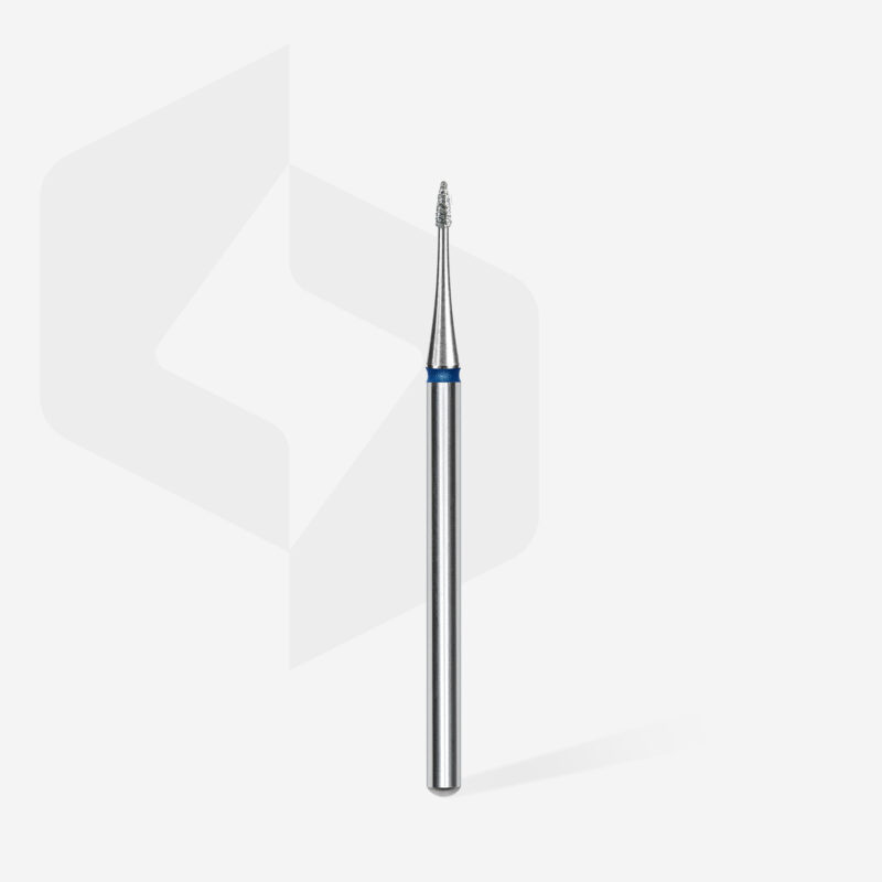 Staleks Frez Diamentowy Płomień Mini Niebieski Expert 1 mm/3 mm