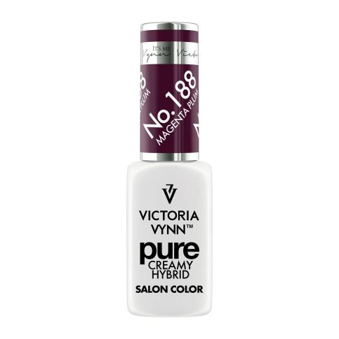 Victoria Vynn Pure Creamy Hybrid 188 MAGENTA PLUM kremowy lakier hybrydowy 8ml 