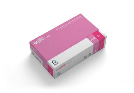 Zarys Easy Care Rękawice Różowe Nitrylowe S 100 szt.