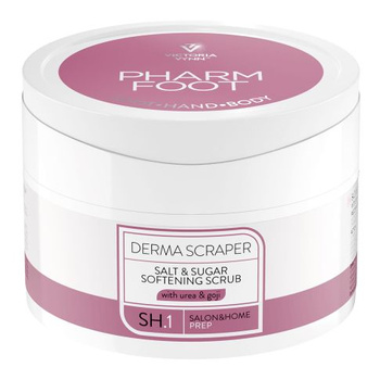 Pharm Foot Derma Scraper Zmiękczający Peeling Solno - Cukrowy 200g