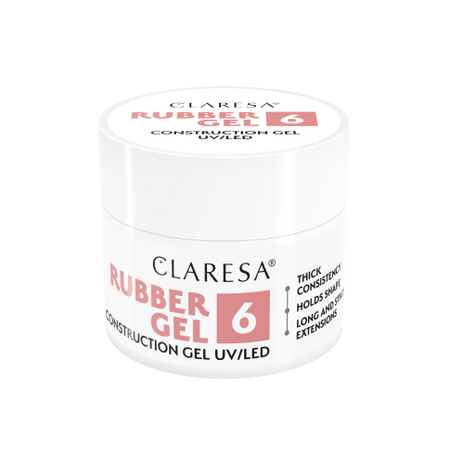 Claresa Rubber Gel Żel Budujący 6 12g
