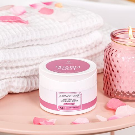 Pharm Foot Derma Scraper Zmiękczający Peeling Solno - Cukrowy 200g