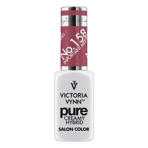VICTORIA VYNN 158 Pure Creamy Hybrid Important Meeting kremowy Lakier hybrydowy 8ml
