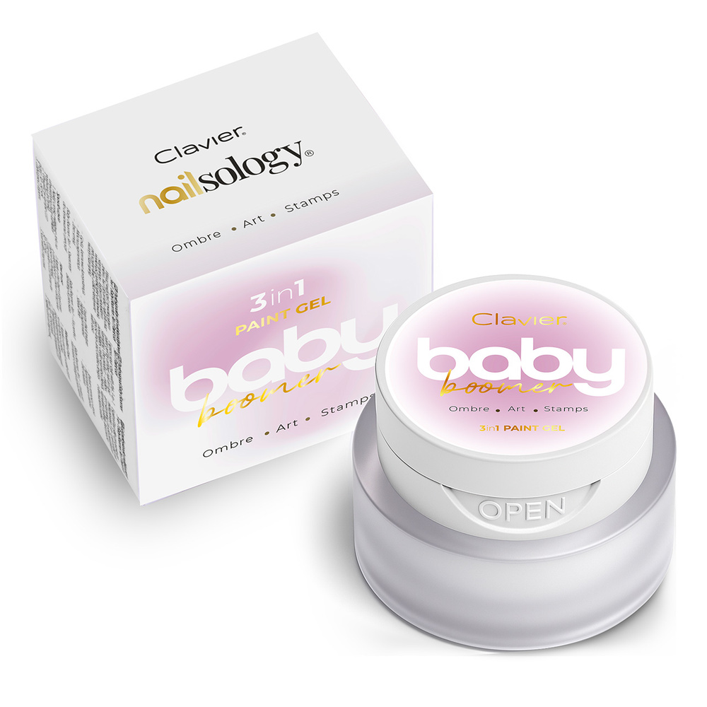 Clavier Baby Boomer S02 Sheen Żel Do Zdobień 3w1 3g