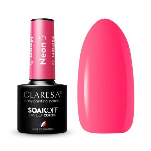 Claresa Lakier Hybrydowy Neon 5 5 g