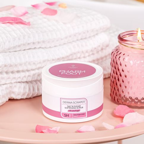 Pharm Foot Derma Scraper Zmiękczający Peeling Solno - Cukrowy 200g 