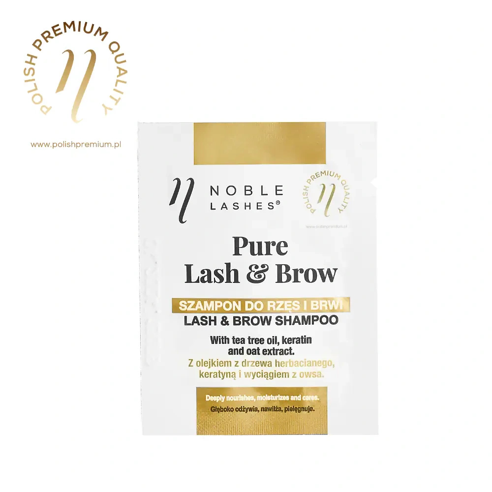Noble Lashes Szampon Do Rzęs i Brwi Pure Lash & Brow 3 ml