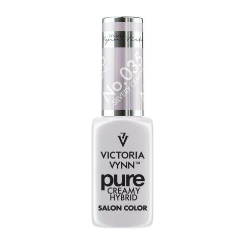 VICTORIA VYNN 035 Pure Creamy Hybrid Silvery Cement kremowy Lakier hybrydowy 8ml 