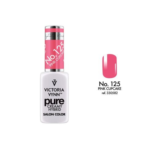 Victoria Vynn Pure Creamy Hybrid 125 PINK CUPCAKE kremowy lakier hybrydowy 8ml 