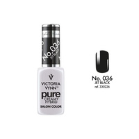 VICTORIA VYNN 036 Pure Creamy Hybrid Jet Black kremowy Lakier hybrydowy 8ml