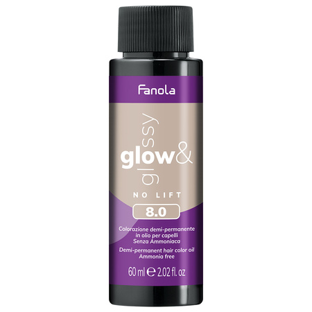 Fanola Glow & Glossy 8.0 Farba Półtrwała 60 ml