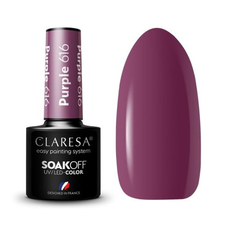Claresa Lakier Hybrydowy Purple 616 5g
