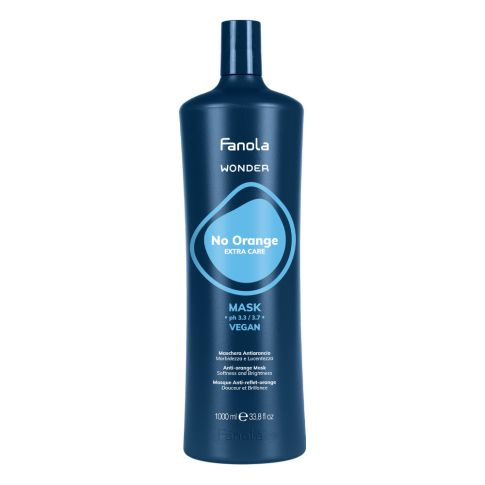 Fanola Wonder No Orange Maska Neutralizująca Ciepłe Tony do Włosów Brązowych i Rozjaśnianych 1000 ml