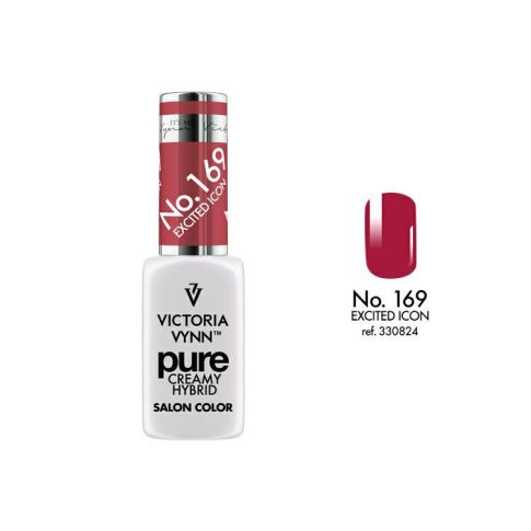 VICTORIA VYNN 169 Pure Creamy Hybrid Excited Icon kremowy Lakier hybrydowy 8ml 