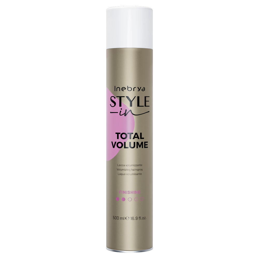 Inebrya Style-In Total Volume Lakier Do Włosów Zwiększający Objętość 500 ml
