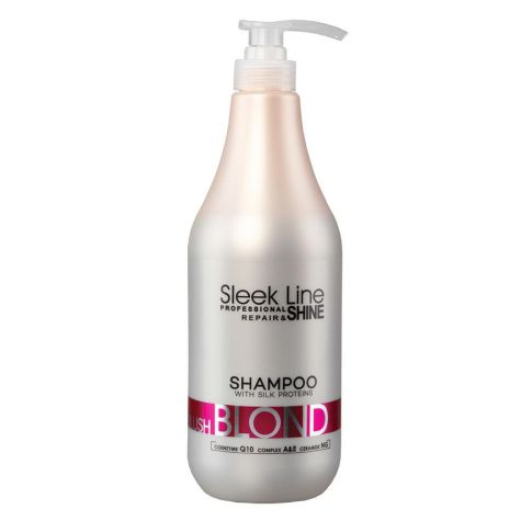 STAPIZ SLEEK LINE Szampon z jedwabiem BLUSH BLOND 1000ml 