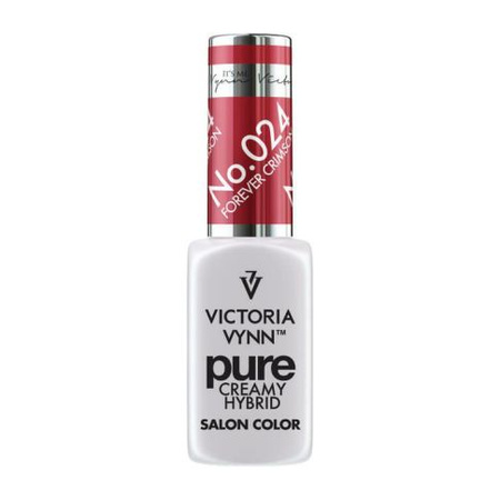 VICTORIA VYNN 024 Pure Creamy Hybrid Forever Crimson kremowy Lakier hybrydowy 8ml 