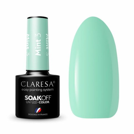 Claresa Lakier Hybrydowy Mint 3 5g