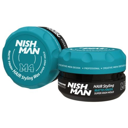 Nishman M4 Matte Finish Super High Hold Pomada Do Włosów 100 ml 