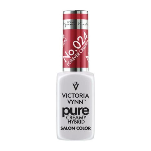 VICTORIA VYNN 024 Pure Creamy Hybrid Forever Crimson kremowy Lakier hybrydowy 8ml 