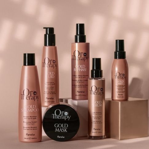 Oro Therapy Gold Maska Rozświetlająco-wygładzająca do Włosów Wszystkich Typów 1000 ml