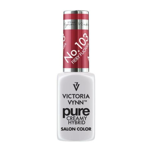 VICTORIA VYNN 103 Pure Creamy Hybrid Fiery Fuchsia kremowy Lakier hybrydowy 8ml 