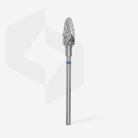 Staleks Frez z Węglika Spiekanego Stożek Okrągły Niebieski 6 mm/14 mm