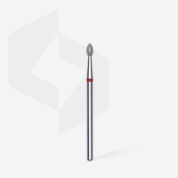 Staleks Frez Diamentowy Oliwka Ostra Czerwona Expert 2,5 mm/ 4,5mm