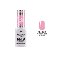 VICTORIA VYNN 010 Pure Creamy Hybrid Pink Glamour kremowy Lakier hybrydowy 8ml 