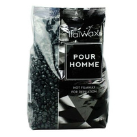 ItalWax Pour Homme Wosk Twardy w Granulkach Do Depilacji Bezpaskowej Dla Mężczyzn 1 kg 