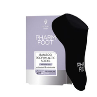 Pharm Foot Bambusowe Skarpetki Czarne z Jonami Srebra r. 35-38 
