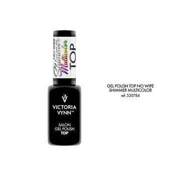 VICTORIA VYNN Top No Wipe Shimmer Multicolor Top hybrydowy bez przemywania 8ml 