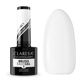 Claresa Brush Easy Gel 1 Przezroczysty 5g 
