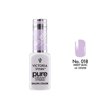 VICTORIA VYNN 018 Pure Creamy Hybrid Milky Lilac kremowy Lakier hybrydowy 8ml 
