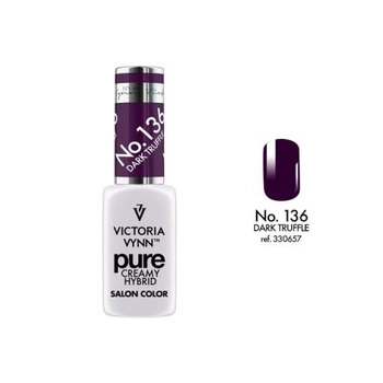 VICTORIA VYNN 136 Pure Creamy Hybrid Dark Truffle kremowy Lakier hybrydowy 8ml 