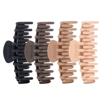 Framar Duże Klamry Do Włosów Nude 4 szt.