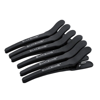 Blackomb Klipsy Fryzjerskie Do Włosów Karbowane 6 szt.