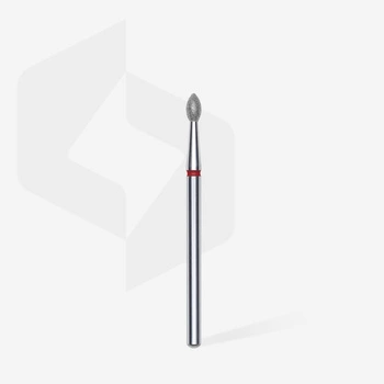 Staleks Frez Diamentowy Oliwka Ostra Czerwona Expert 2,5 mm/ 4,5mm