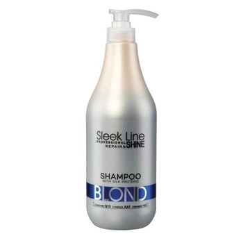 STAPIZ SLEEK LINE Szampon z jedwabiem BLOND 1000ml 